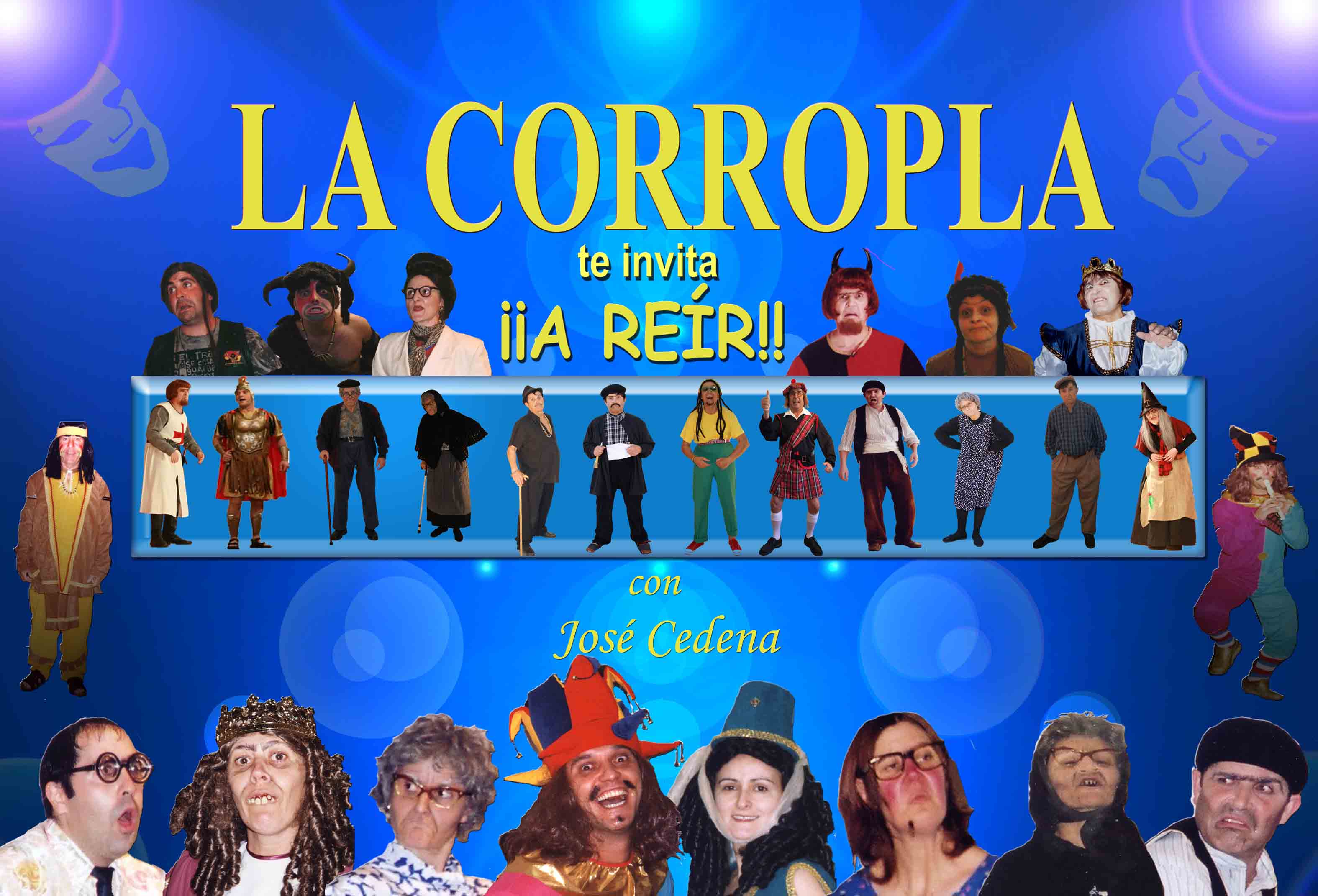 Foto con personajes La Corropla copia